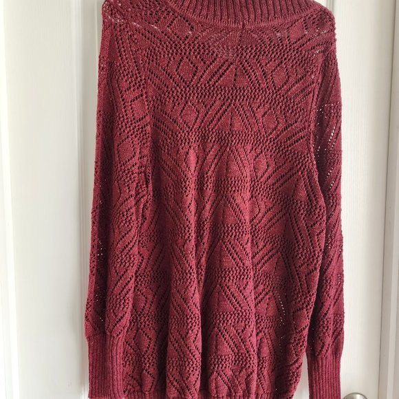 Maurices Cowl Neck LS Tunic Sweater - Picture 2 of 2